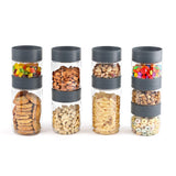 Modustack Pet Container, Set of 9 Grey / Set of 9