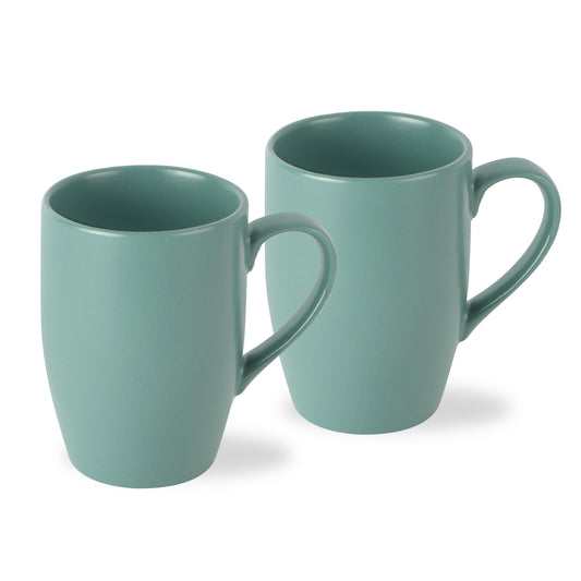 Color Matt Lush Green Mug, Nexus Series, Set of 2