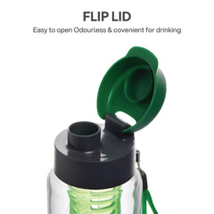 Detox Borosilicate Infuser 750ml Green / 750 ml