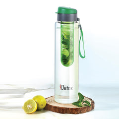 Detox Borosilicate Infuser 750ml Green / 750 ml