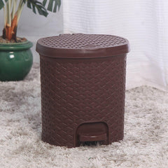 Classic Pedal Dustbin Brown / 6 Litre