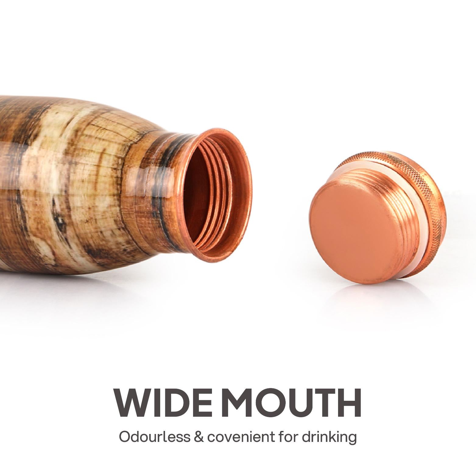 Cop- Pura Good Earth Copper Bottle,1000 ml Woody / 1000 ml