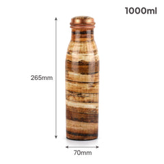 Cop- Pura Good Earth Copper Bottle,1000 ml Woody / 1000 ml