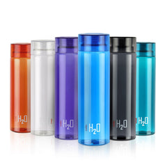 H2O Round  PET Water Bottle, Set Of 6 Assorted 1000 ml Each Assorted / 1000 ml