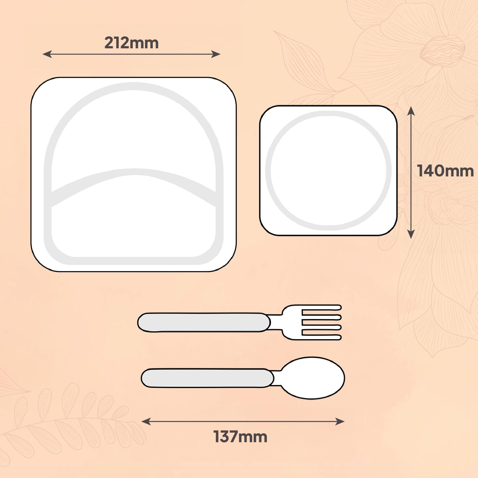 Hop In the Zoo Kids Melamine Plate Dog