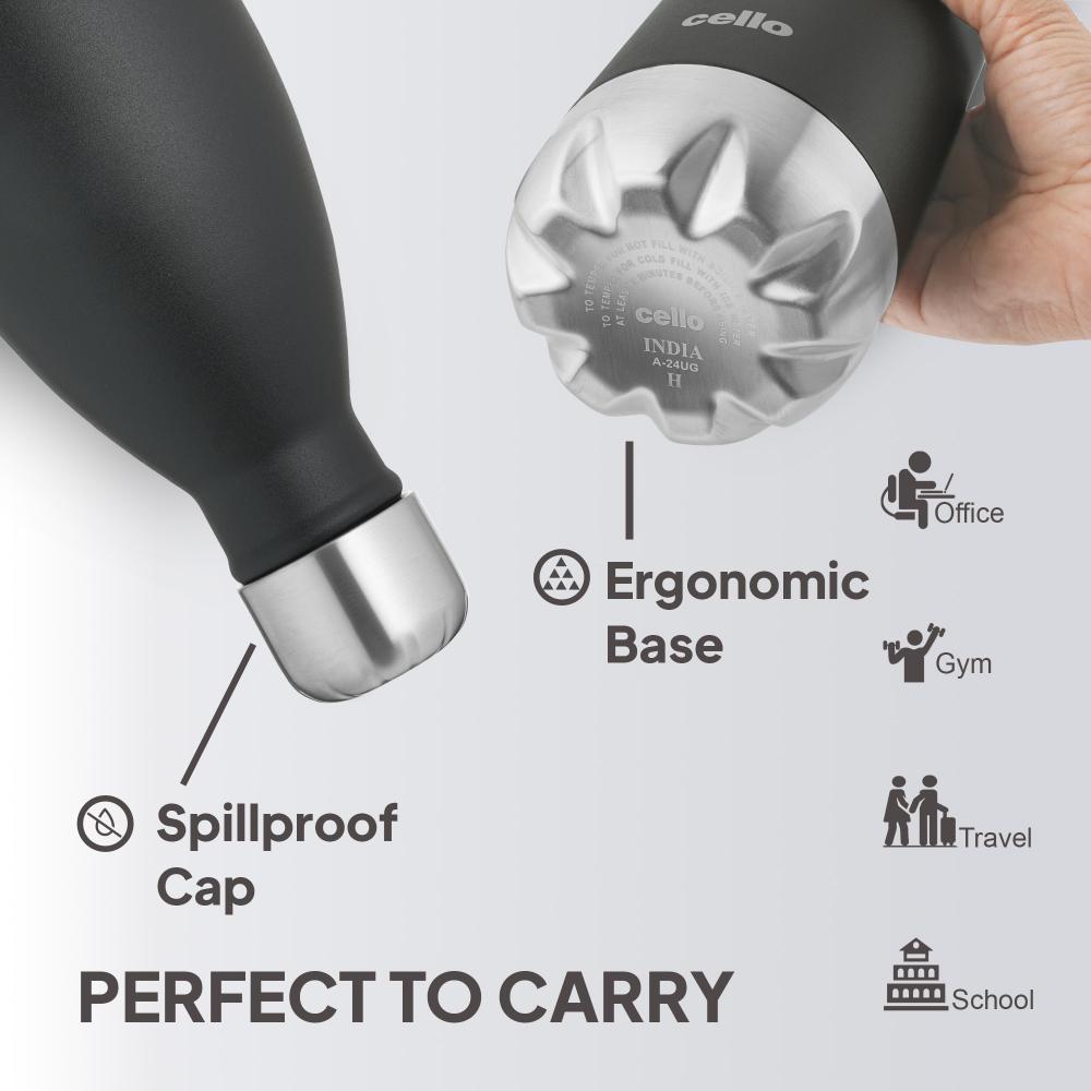 Duro Swift Thermosteel Flask Black / 1000ml