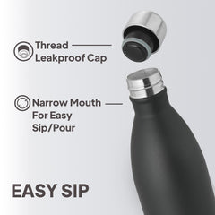 Duro Swift Thermosteel Flask Black / 750ml