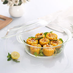 Angelica Deep Round Casserole With Lid 2000ml