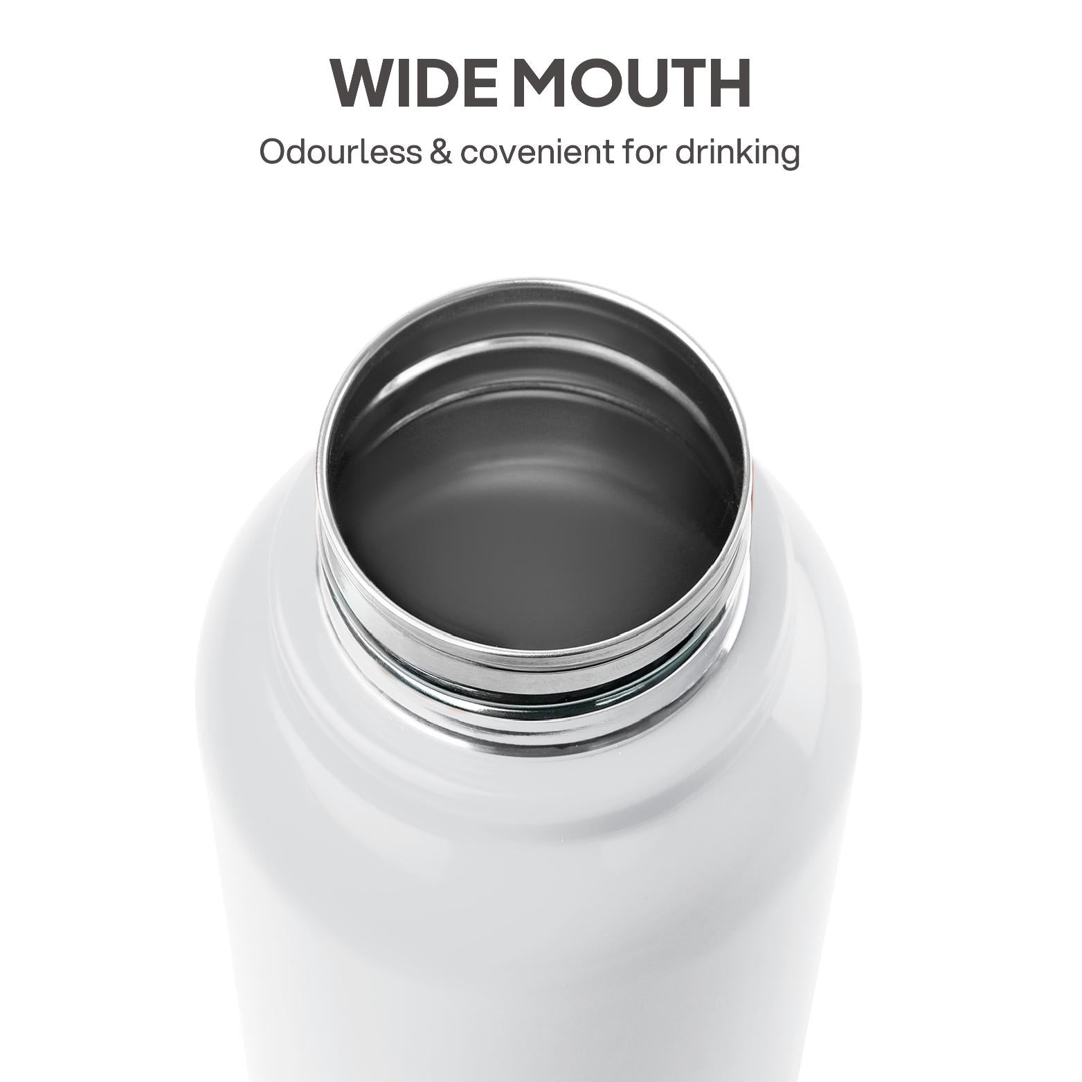 Puro Steel X Benz 600 Insulated bottle, 620 ml White / 620 ml