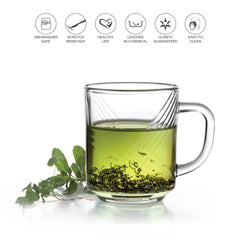 Aurus Swirl Mug Set 245 ml, 6 Pieces