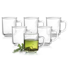 Aurus Swirl Mug Set 245 ml, 6 Pieces