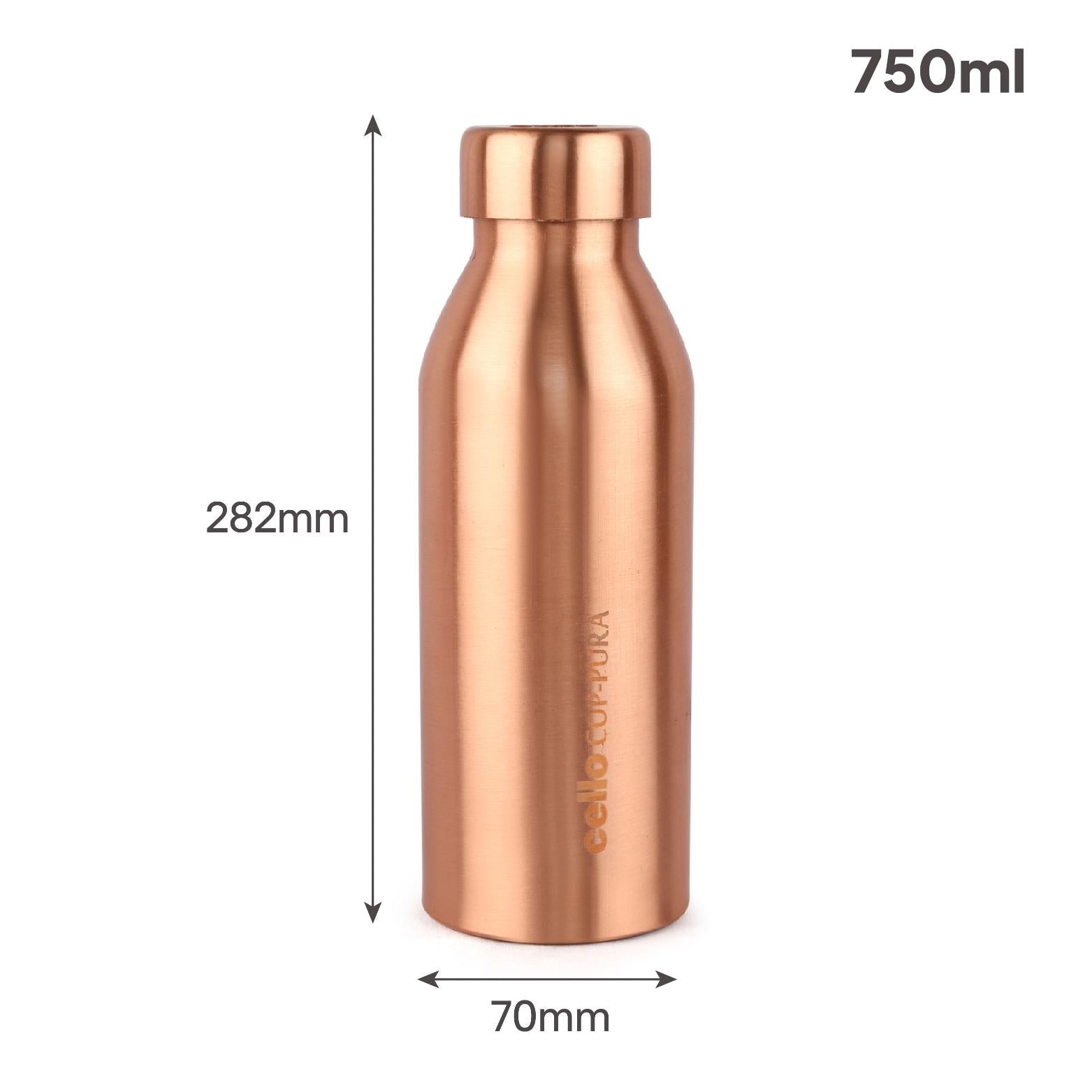 Cop- Pura Moksha Copper Bottle, 750 ml