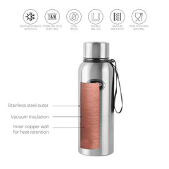 Duro Kent 550 Insulated Stainless Steel Flask, 530 ml, Silver Silver / 530ml