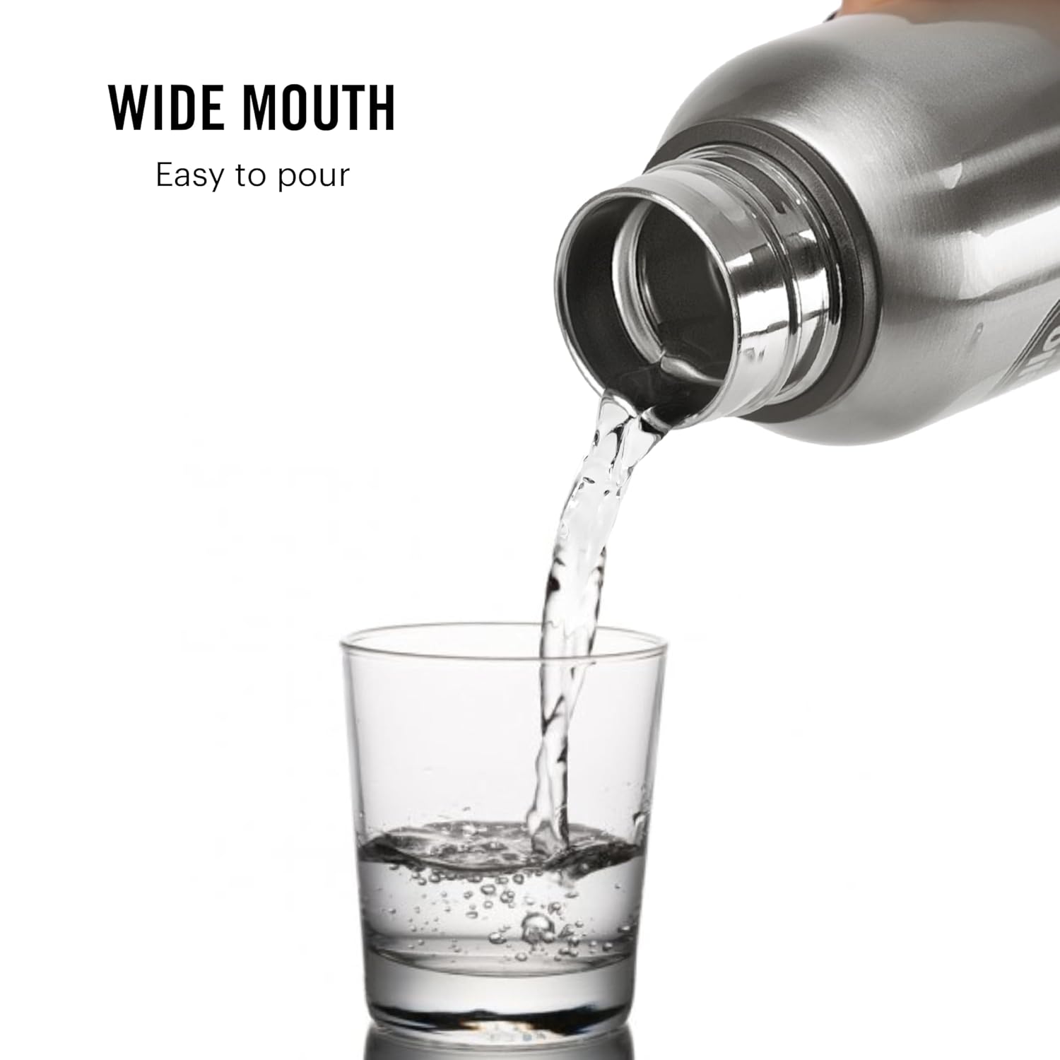 Duro Kent 550 Insulated Stainless Steel Flask, 530 ml, Silver Silver / 530ml