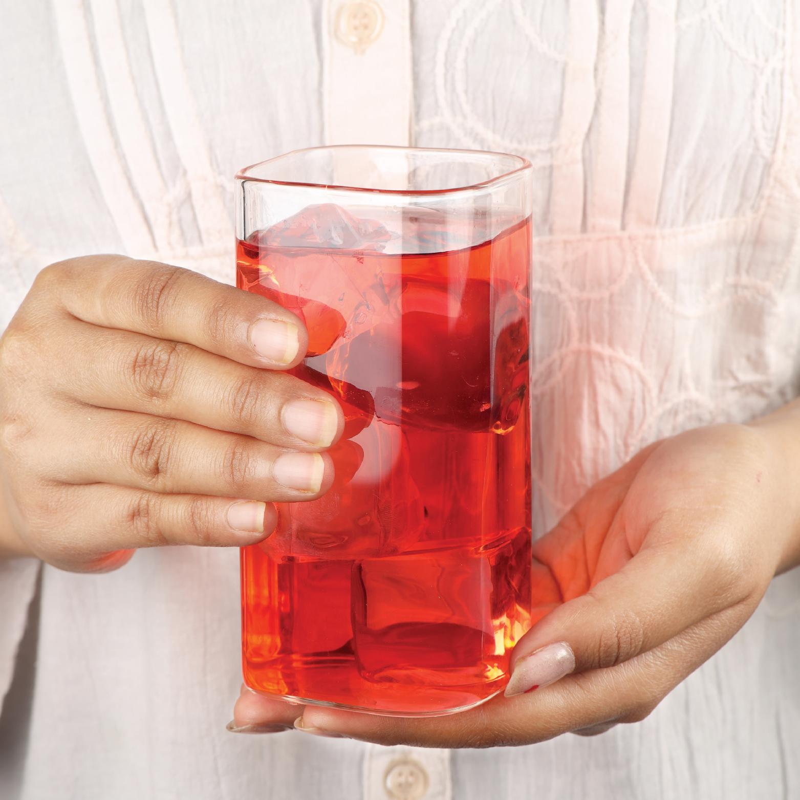 Roma Square 330ml Borosilicate Tumbler 6pcs Set 6 Pcs