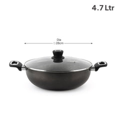 Granitas Nonstick Deep Kadhai 28 cm 28 CM