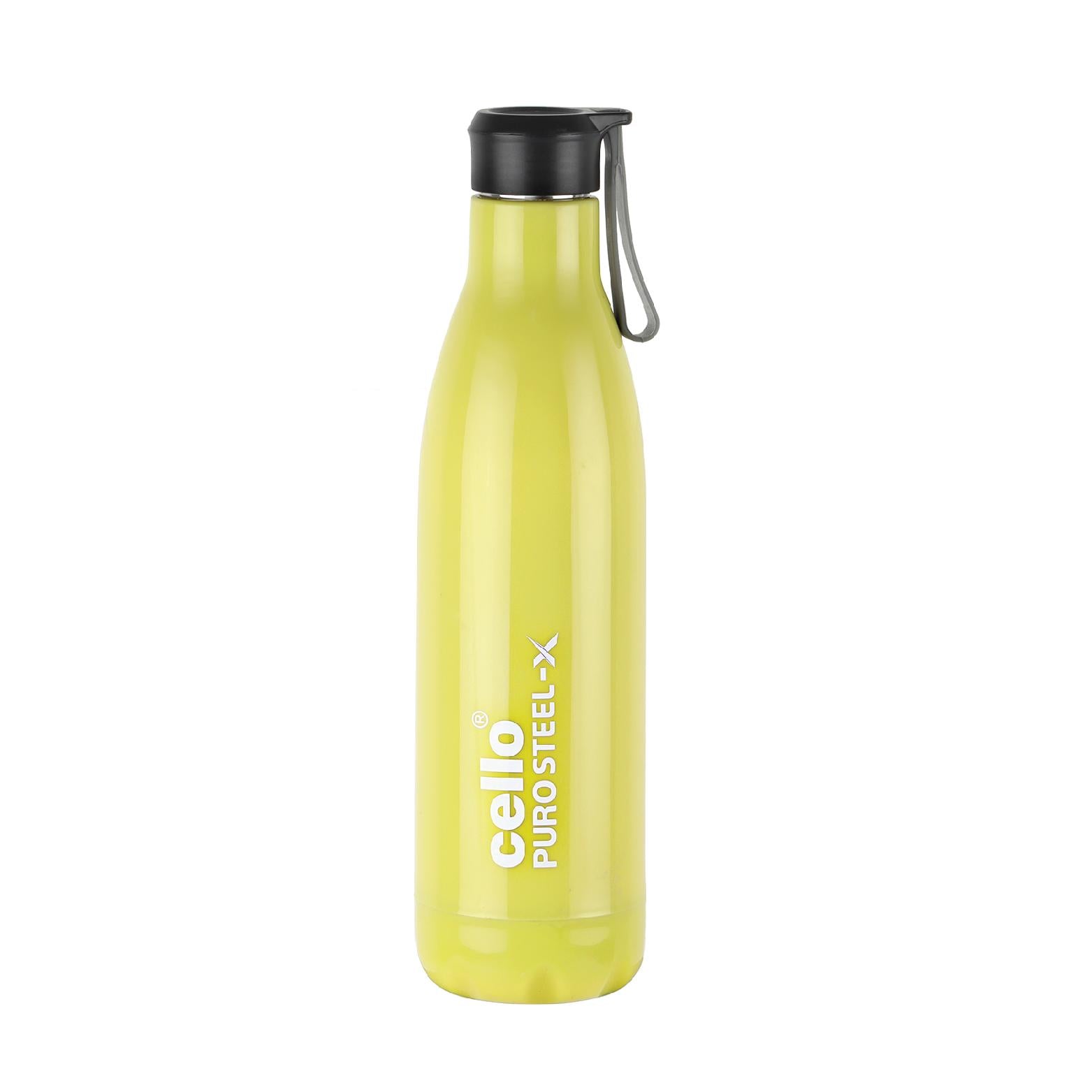 Puro Steel-X Neo 600 Insulated Water Bottle Yellow / 480 ml