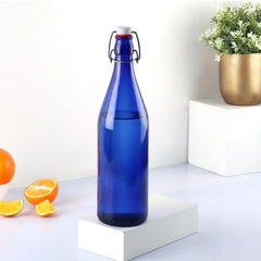 Aquaria Glass Bottle, 1000 Ml Sapphire / 1000 ml