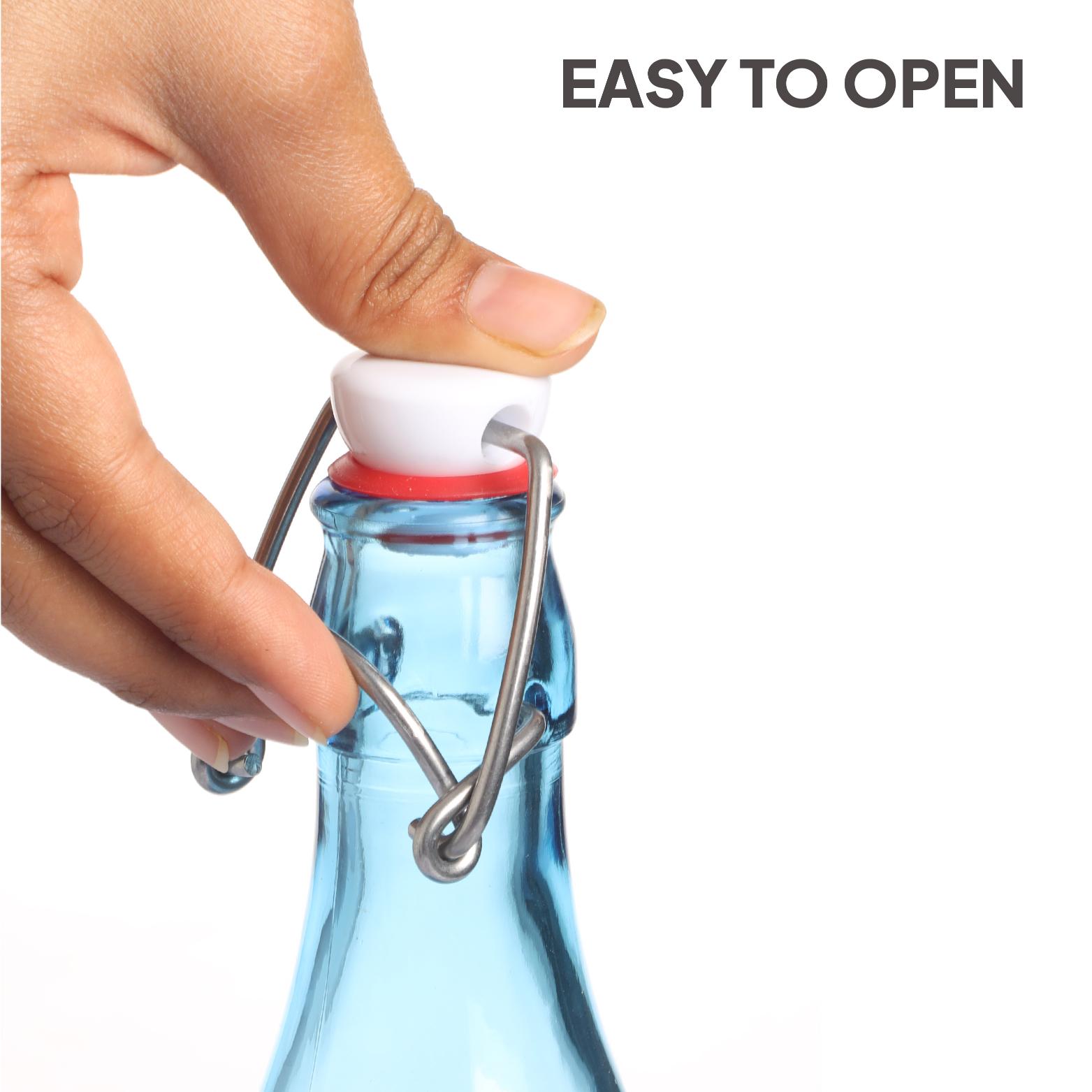 Aquaria Glass Bottle, 1000 Ml Blue / 1000 ml