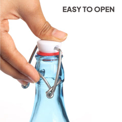 Aquaria Glass Bottle, 1000 Ml Blue / 1000 ml