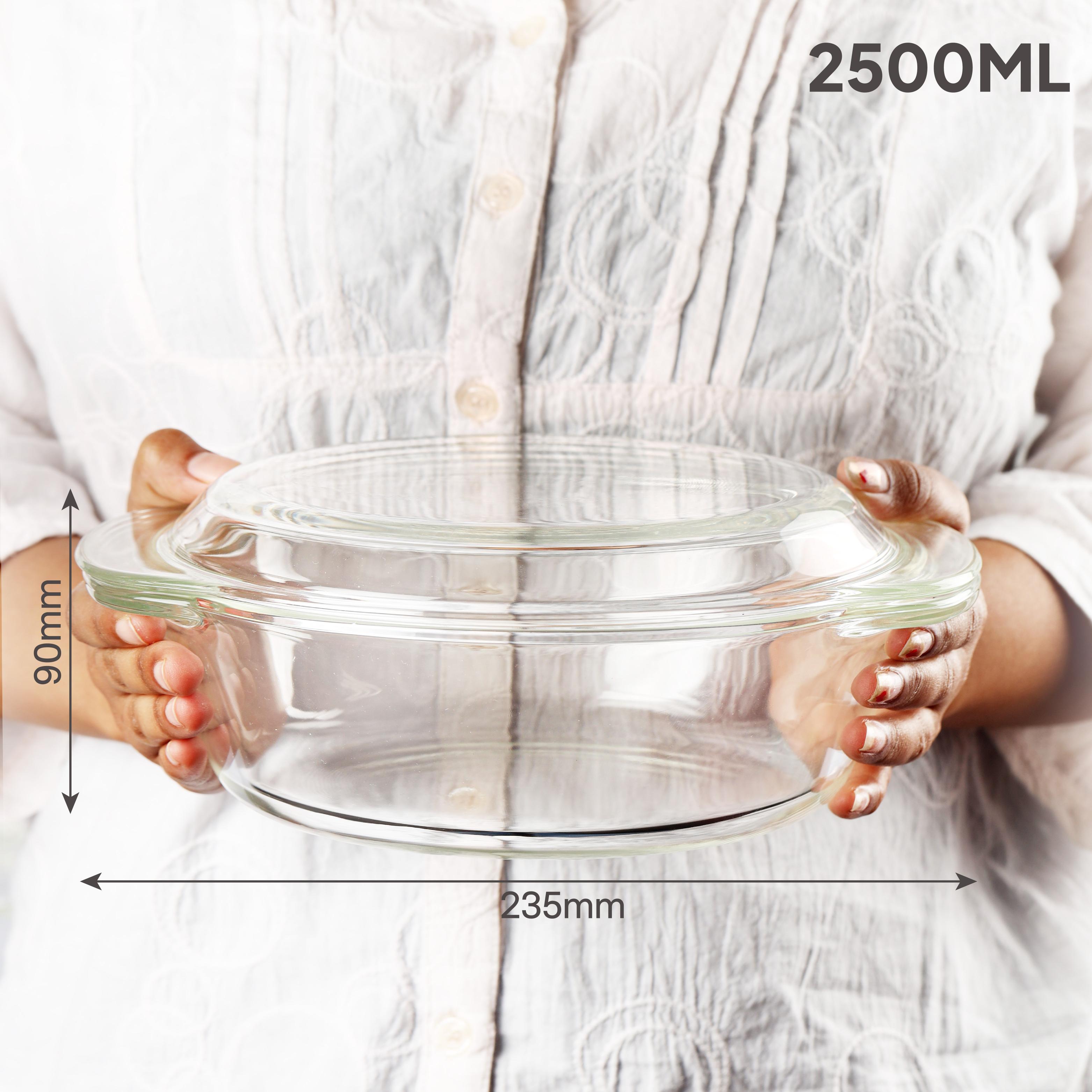 Angelica Deep Round Casserole With Lid 2500ml