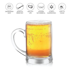 Fascino 370ml Beer Mug 2pcs Set 2 Pcs
