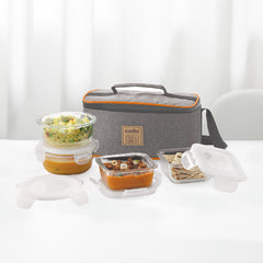 Royale Borosilicate Glass Lunch Boxes, Set of 4 Set of 4