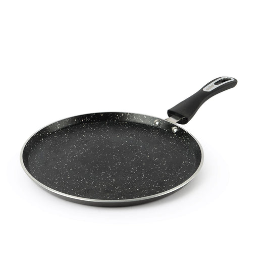 Granitas Premium Dosa Tawa Pan | Induction friendly | Black 28 cm
