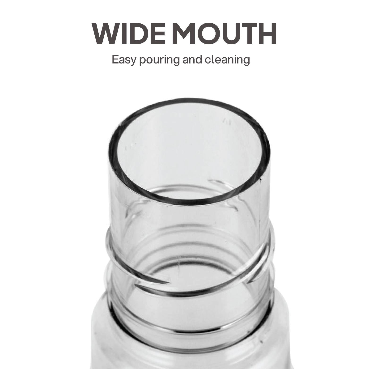 Aqua Sparkle 1000ml Water Bottle Set of 6 Clear PET Clear / 1000 ml