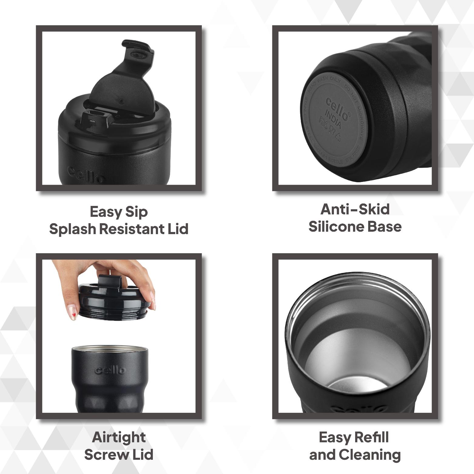 Nomad Vacum Insulated Travel Mug Black / 350ml