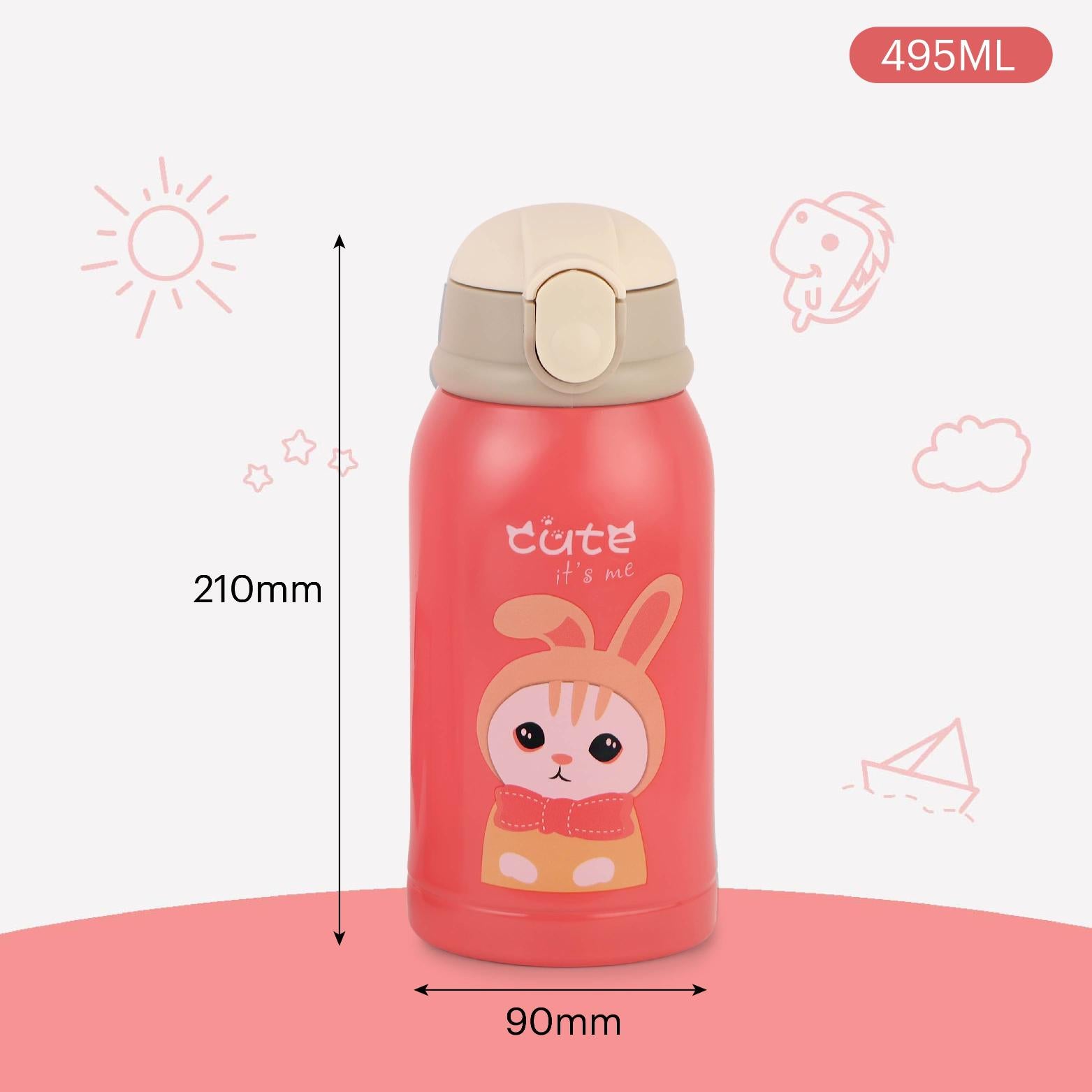 PopUp Kids Flask, 500 ml Peach