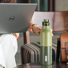 Puro Steel X Felix 900 Insulated Bottle, 680 ml Pestal Green / 680 ml