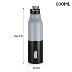Puro Steel X Felix 900 Insulated Bottle, 680 ml Grey / 680 ml