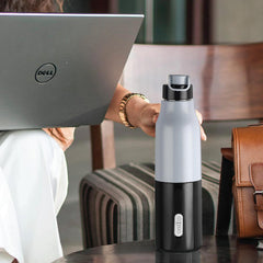 Puro Steel X Felix 900 Insulated Bottle, 680 ml Grey / 680 ml