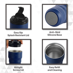 Nomad Vacum Insulated Travel Mug Dark Blue / 350ml