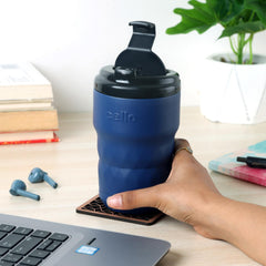 Nomad Vacum Insulated Travel Mug Dark Blue / 350ml