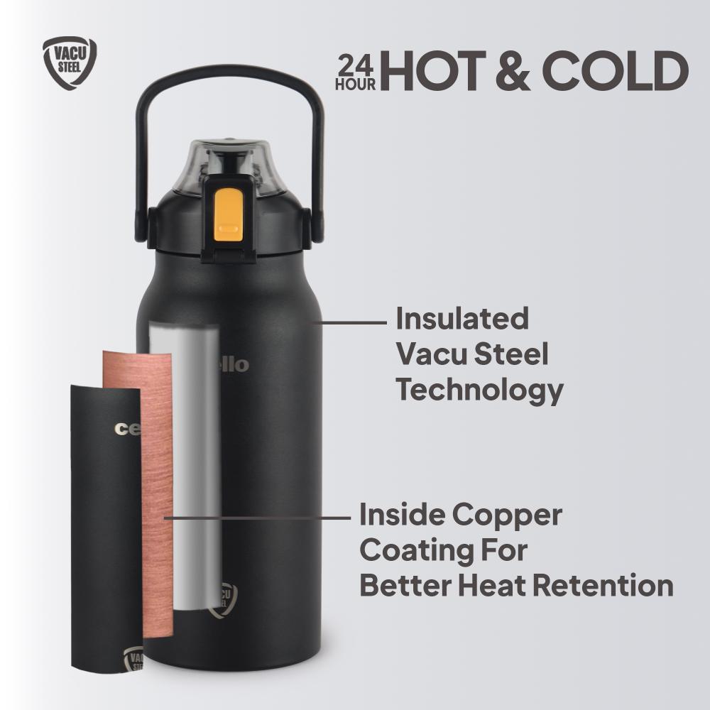 Duro Accord Thermosteel Flask, 1500 ml Black / 1500ml