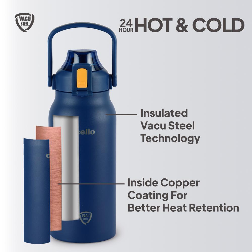 Duro Accord Thermosteel Flask, 1500 ml Dark Blue / 1500ml