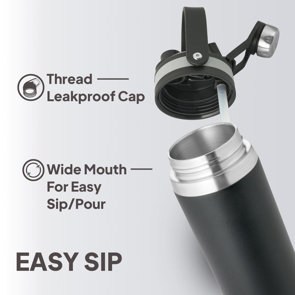 Duro Amigo 850 Thermosteel Flask, 735ml Black / 735ml