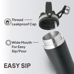 Duro Amigo 850 Thermosteel Flask, 735ml Black / 735ml