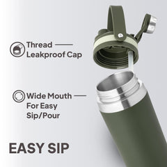 Duro Amigo 850 Thermosteel Flask, 735ml Military Green / 735ml