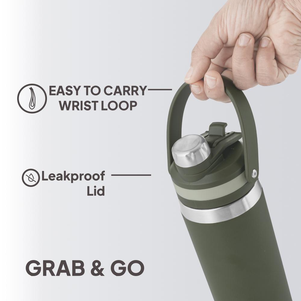 Duro Amigo 850 Thermosteel Flask, 735ml Military Green / 735ml