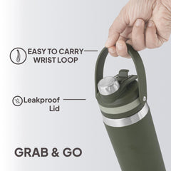 Duro Amigo 850 Thermosteel Flask, 735ml Military Green / 735ml
