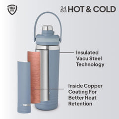 Duro Amigo 850 Thermosteel Flask, 735ml Baby Blue / 735ml