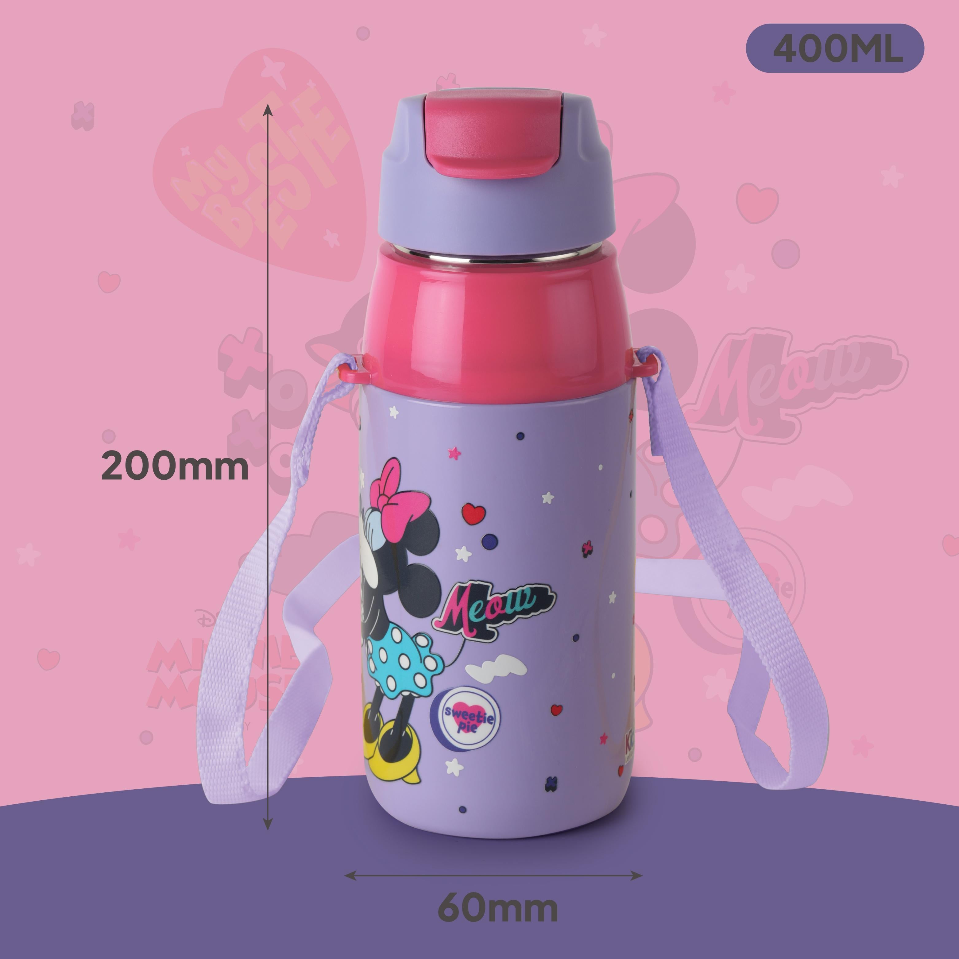 Era 3D Design Insulated Kids Water Bottle, 400ml Cuddle Buddies
