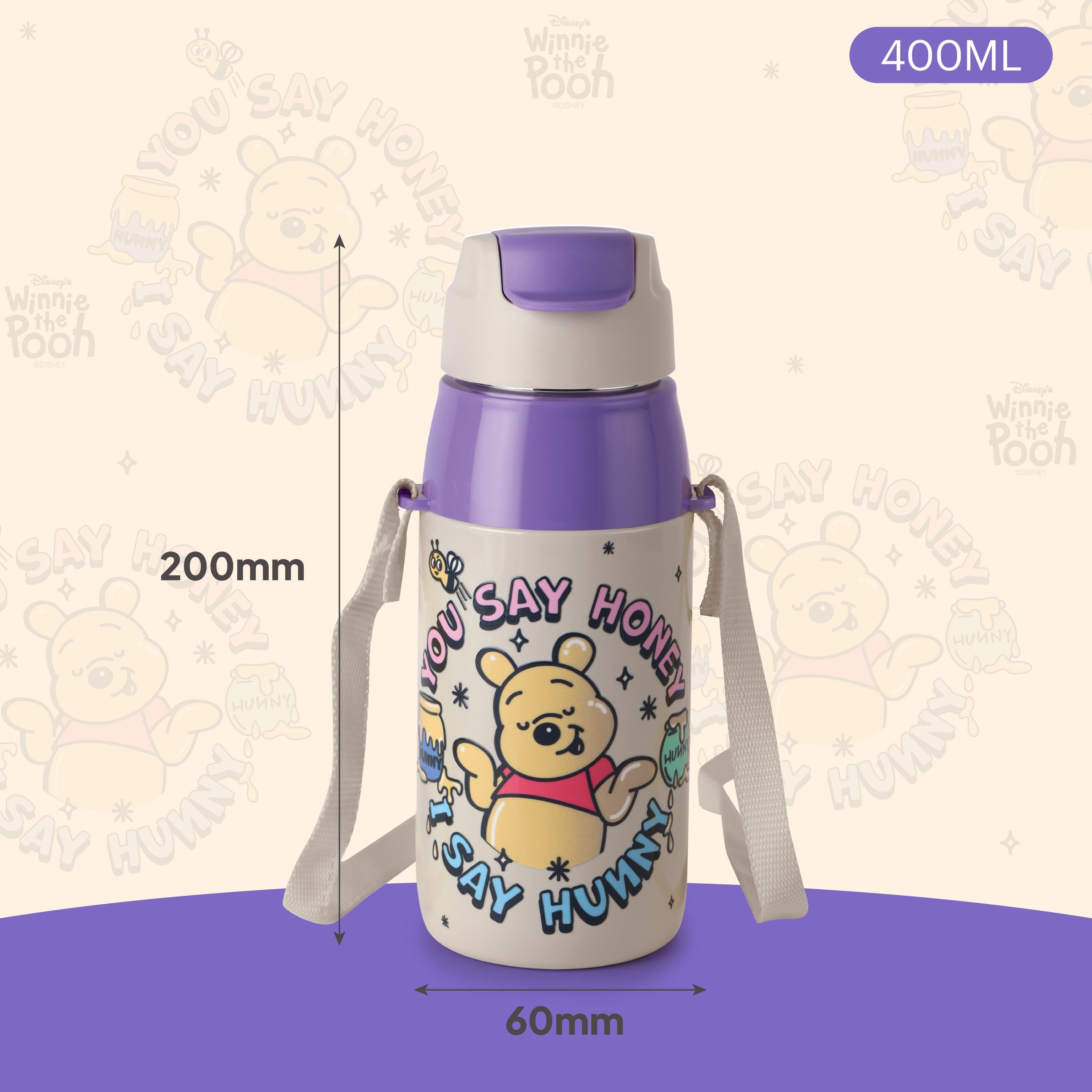 Era 3D Design Insulated Kids Water Bottle, 400ml Hunny Bear
