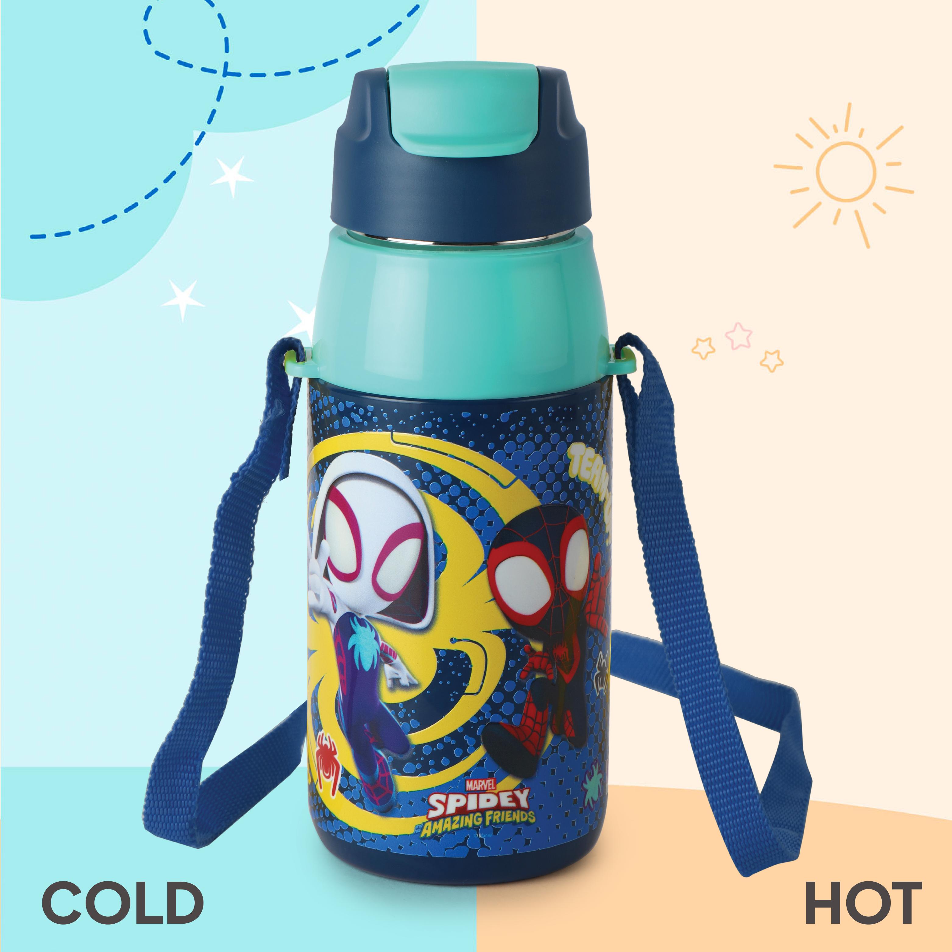 Era 3D Design Insulated Kids Water Bottle, 400ml Web Warriors