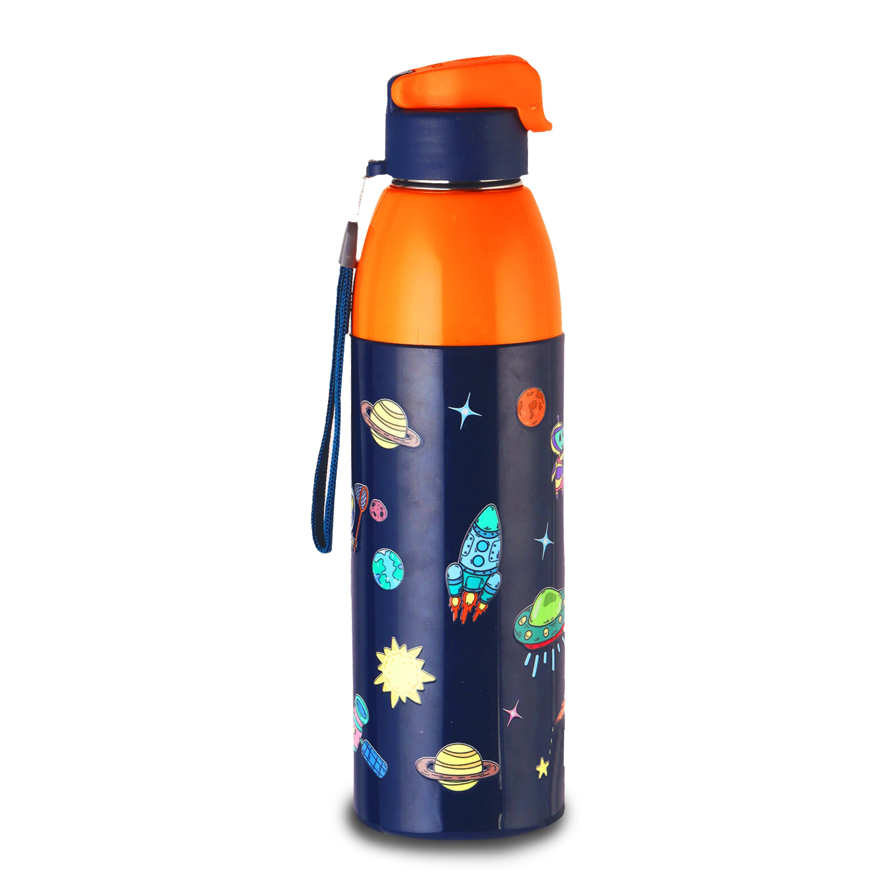 Uranus 3D Design Insulated Kids Water Bottle, 600ml Cosmic Explorer