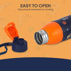 Uranus 3D Design Insulated Kids Water Bottle, 600ml Cosmic Explorer