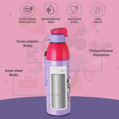 Uranus 3D Design Insulated Kids Water Bottle, 600ml Cuddle Buddies